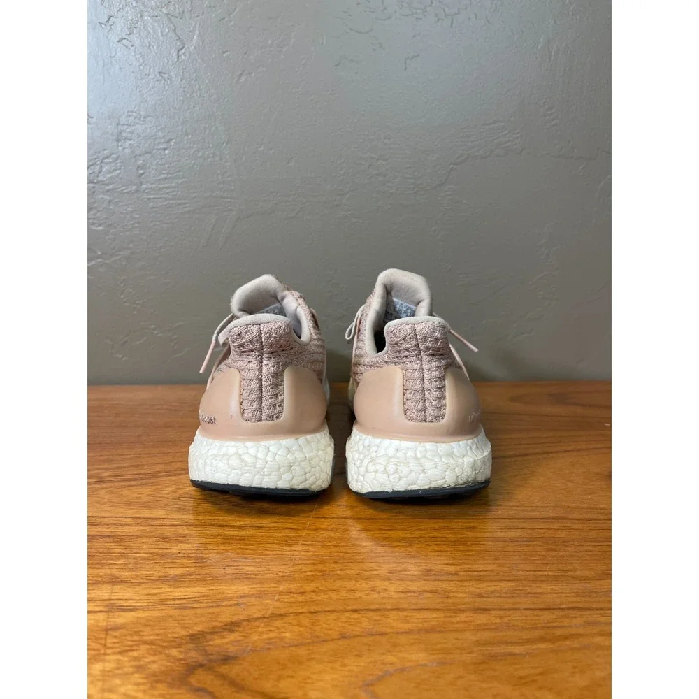 Adidas Ultra Boost 4.0 Shoes Womens 7.5 Pink Ash Pearl Running Comfort Sneakers